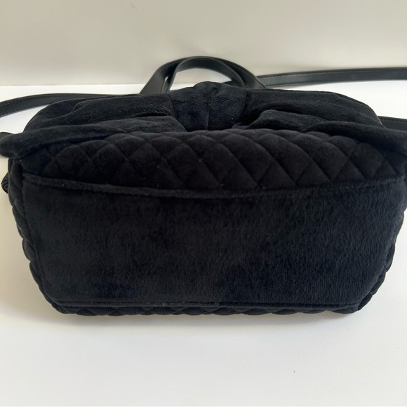 NWT Juicy Couture Tied with a Bow mini tote crossbody Black Bow Bag purse charm - Picture 11 of 17